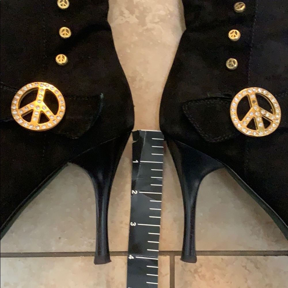 Donald J Pliner made in Italy black suede shoes - Picture 3 of 15